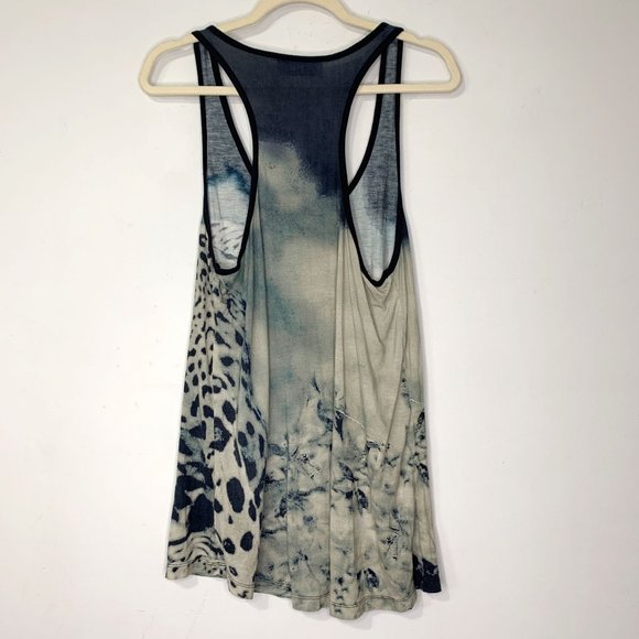 A.L.C. Leopard Racerback Tank Top Sz‎ M - Picture 5 of 7